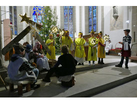 Kinderchristmette mit Krippenspiel (Foto: Karl-Franz Thiede)